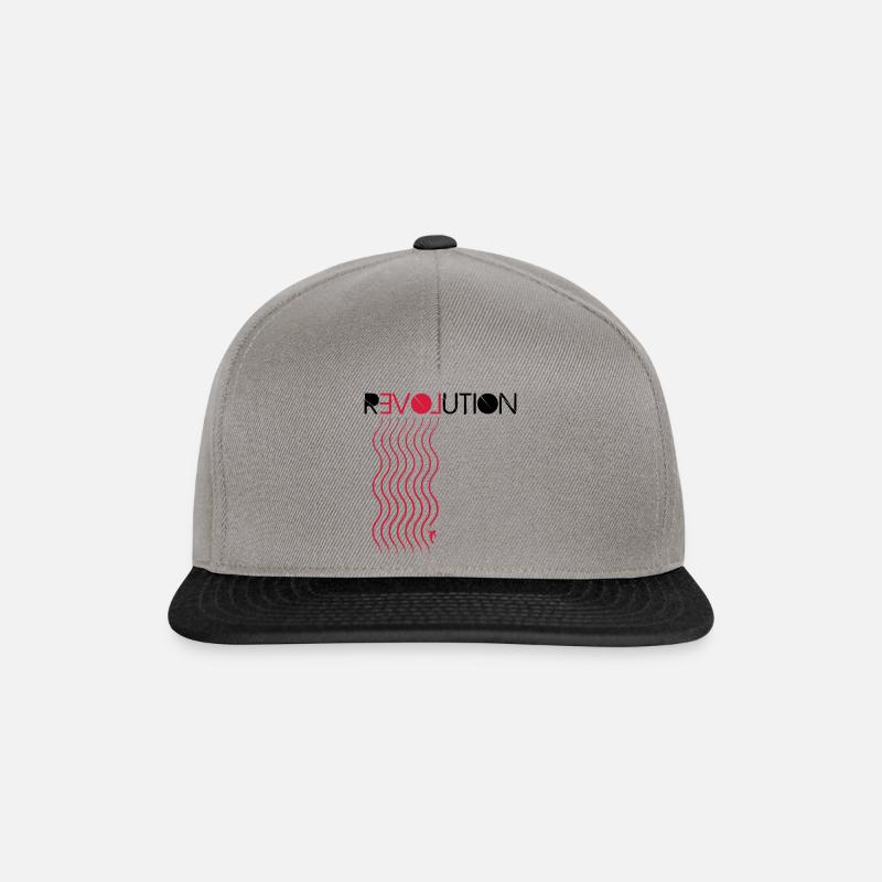 Love Revolution Ski - Snapback Cap - graphite/black