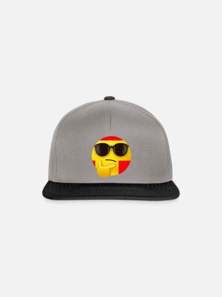 Smily Smily Smily - Snapback Cap - Graphit/Schwarz