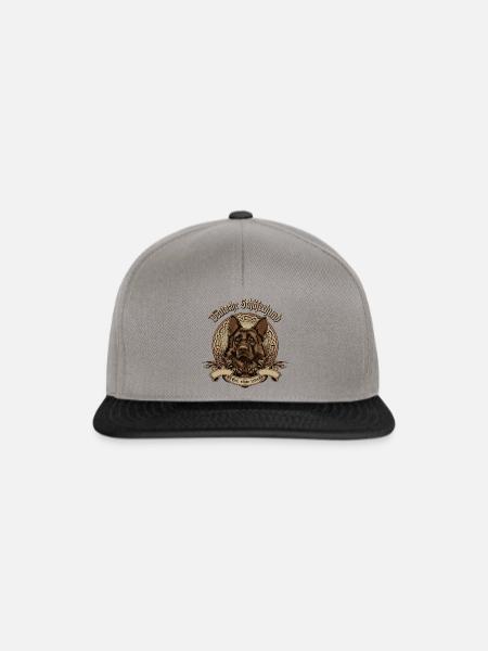 Der Deutsche Schäferhund - Snapback Cap - Graphit/Schwarz