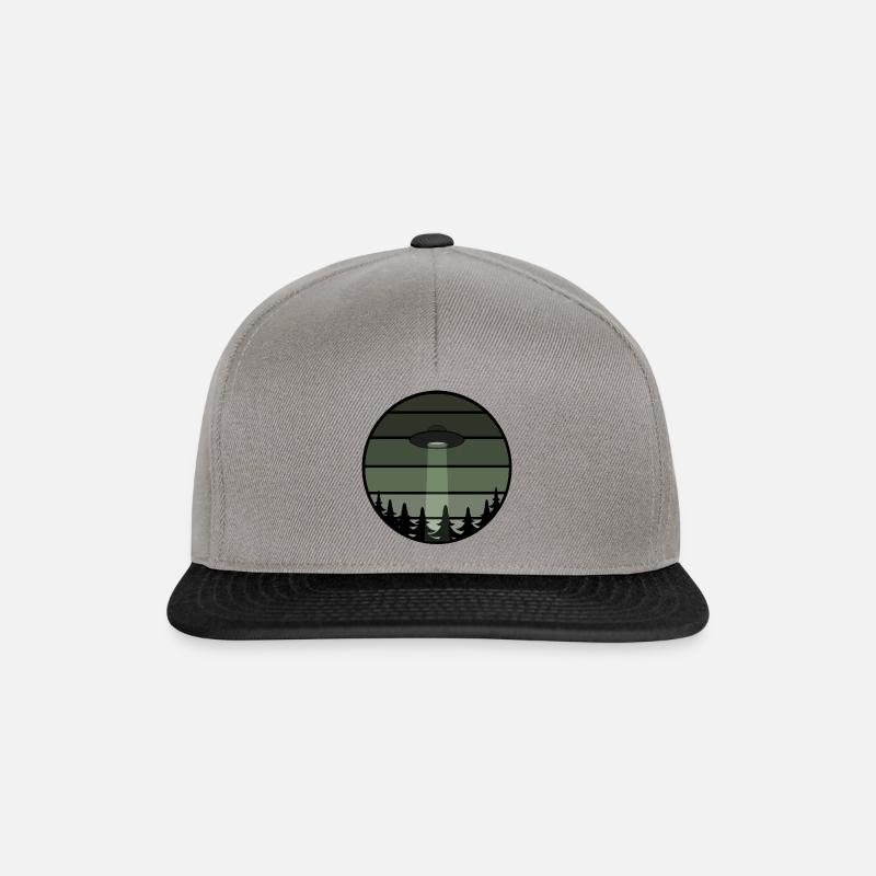 Observation dans la clairière - Casquette snapback - gris graphite/noir