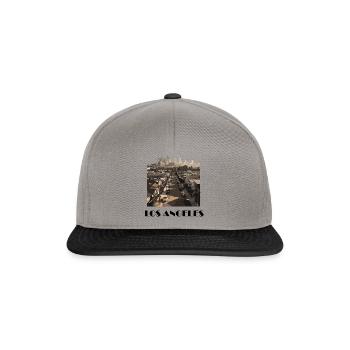 Los Angeles Collection - Casquette snapback - gris graphite/noir - Devant