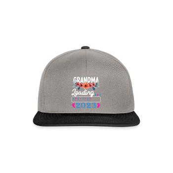 Grand-mère-à-être 2023 Grand-mère chargement 2023 Grand-mère - Casquette snapback - gris graphite/noir - Devant