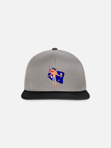 Australier Hot Boy - Snapback Cap - Graphit/Schwarz