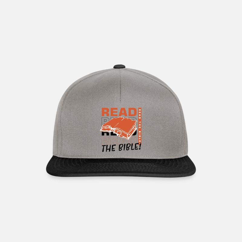 Jesus Christus Bibelstudium Christentum Glaube - Snapback Cap - Graphit/Schwarz