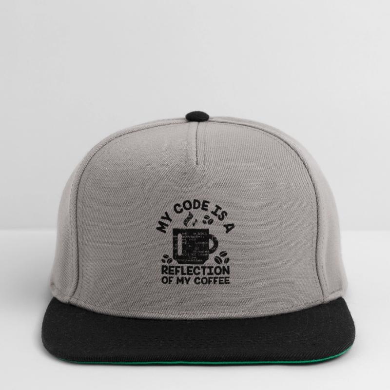 Coffee Coding Programmer Coder Developer Nerd Coff Snapback Cap