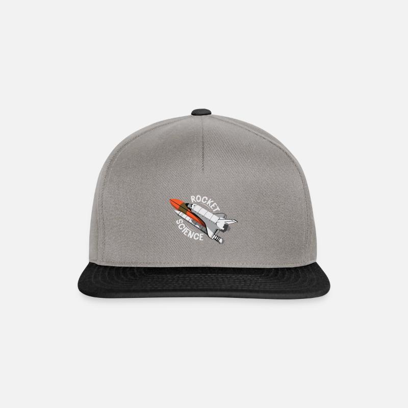 Cadeau de navette spatiale Science Rocket - Casquette snapback - gris graphite/noir