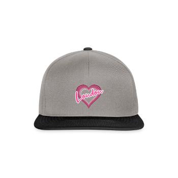 London - Snapback Cap - Graphit/Schwarz - Vorne
