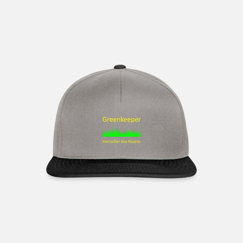 Greenkeeper - Snapback Cap - Graphit/Schwarz