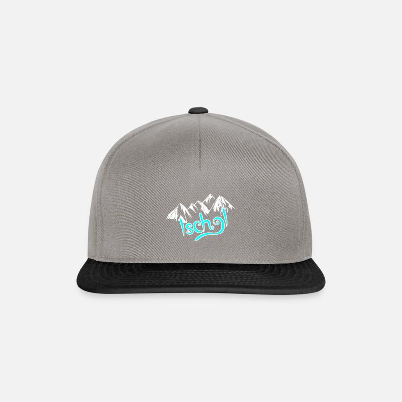 Ischgl - Casquette snapback - gris graphite/noir