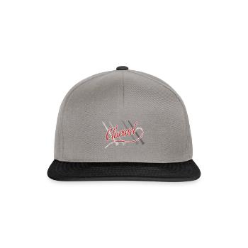 Klarinette - Snapback Cap - Graphit/Schwarz - Vorne