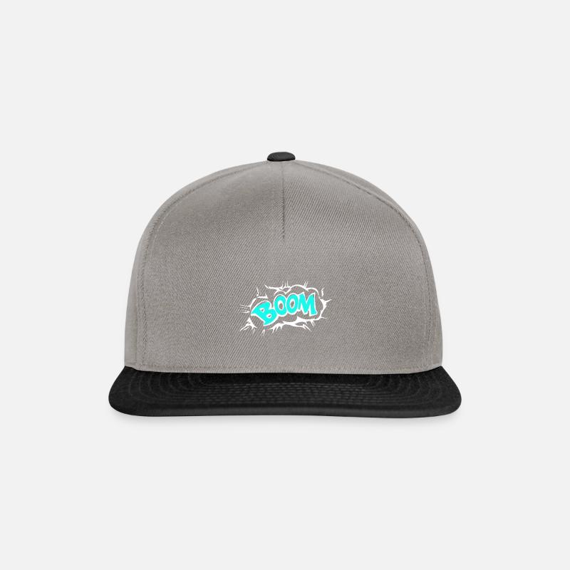 Comic BOOM - Snapback Cap - Graphit/Schwarz