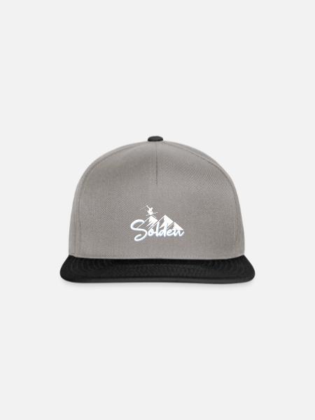 Sölden - Snapback Cap - Graphit/Schwarz