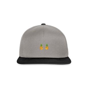 ananas - Snapback Cap - Graphit/Schwarz - Vorne