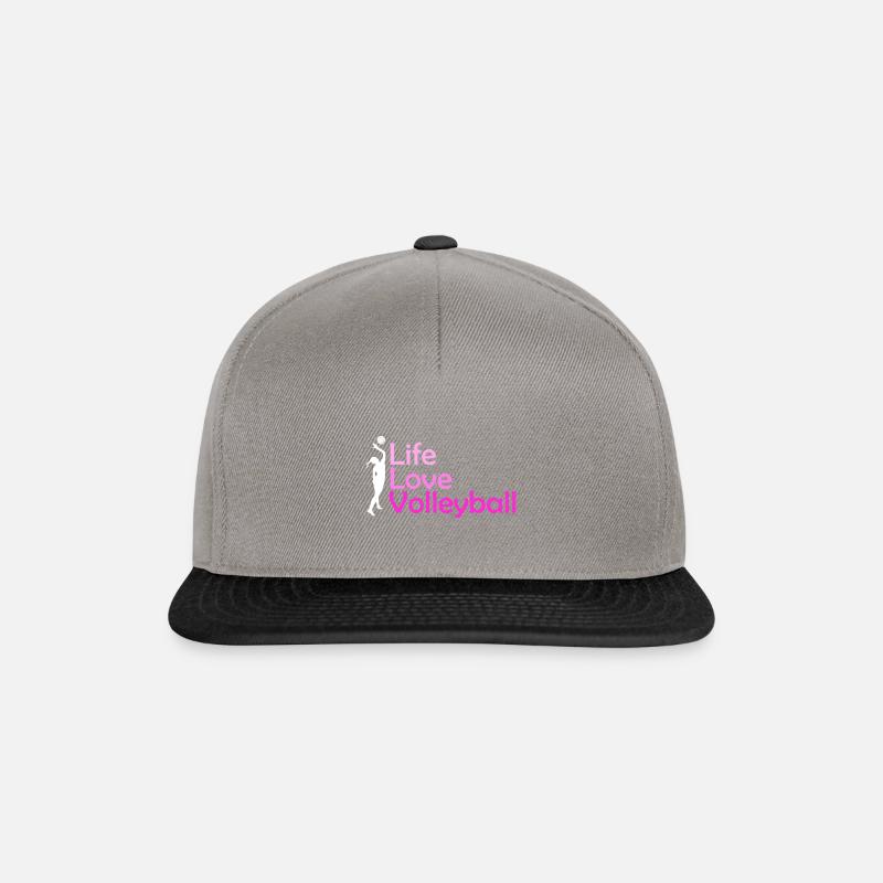 Beach volleyball - Snapback Cap - graphite/black