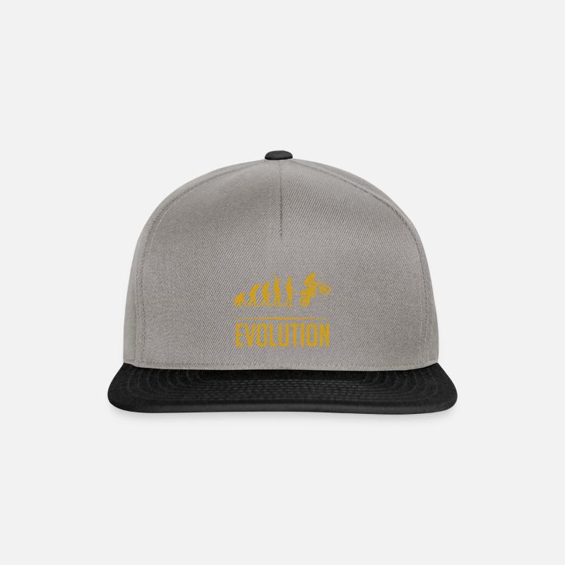 T-shirt, sweat à capuche ou pullover de motocross - Casquette snapback - gris graphite/noir