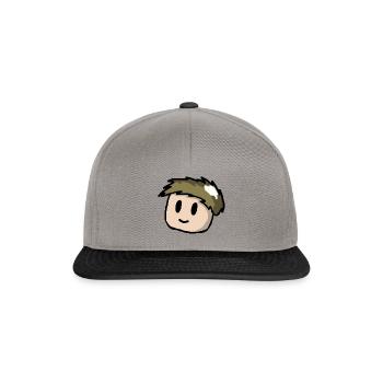 Peut être en couleur - Casquette snapback - gris graphite/noir - Devant