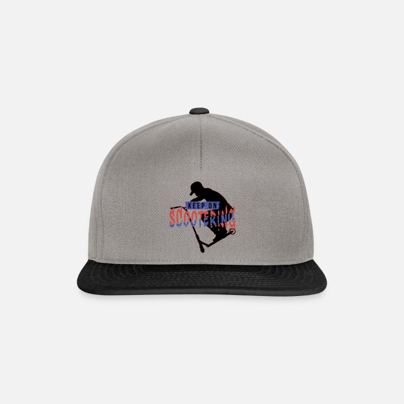 Keep on 3 - Casquette snapback - gris graphite/noir