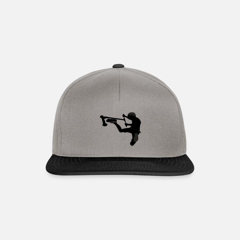 Briflip 7 - Casquette snapback - gris graphite/noir