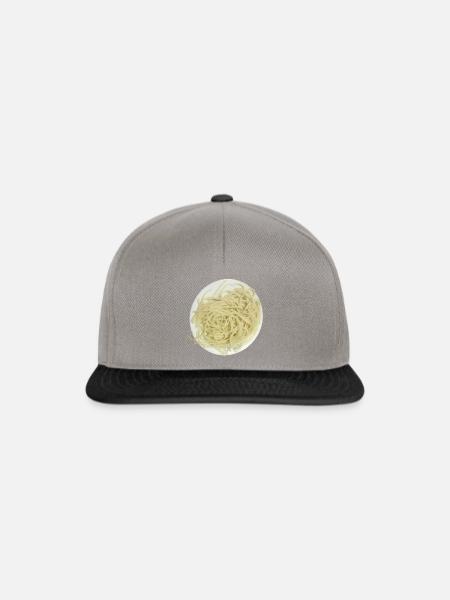 Spaghetti-Teller - Snapback Cap - Graphit/Schwarz