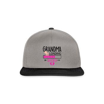 Grand-mère-à-être, Grand-mère chargement 2023 Grand-mère 2023 - Casquette snapback - gris graphite/noir - Devant