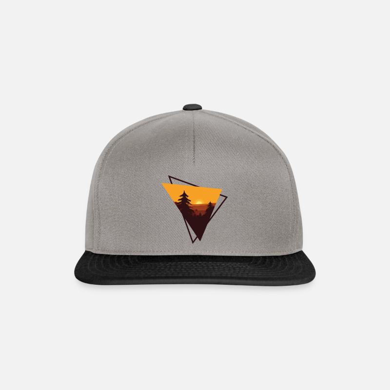 Sunset - Snapback Cap - graphite/black