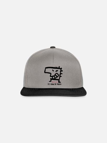 Grim up north - Snapback Cap - Graphit/Schwarz