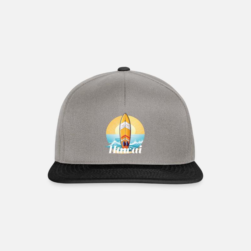 Hawaii - Snapback Cap - Graphit/Schwarz