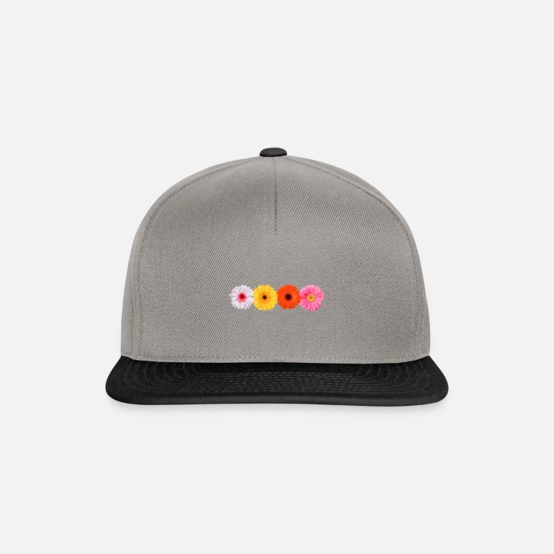 Gerbera - Snapback Cap - Graphit/Schwarz