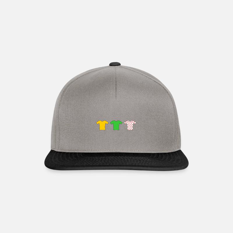 Tour Trikots - Snapback Cap - Graphit/Schwarz