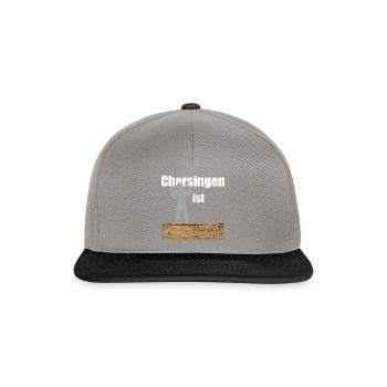 Chorsingen ist Diktatur - Chormusik Chorleiter - Snapback Cap - Graphit/Schwarz - Vorne