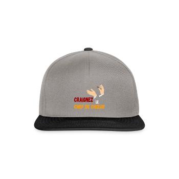 Chef de chœr - chorale conducteur orchestre cadeau - Snapback Cap - Graphit/Schwarz - Vorne