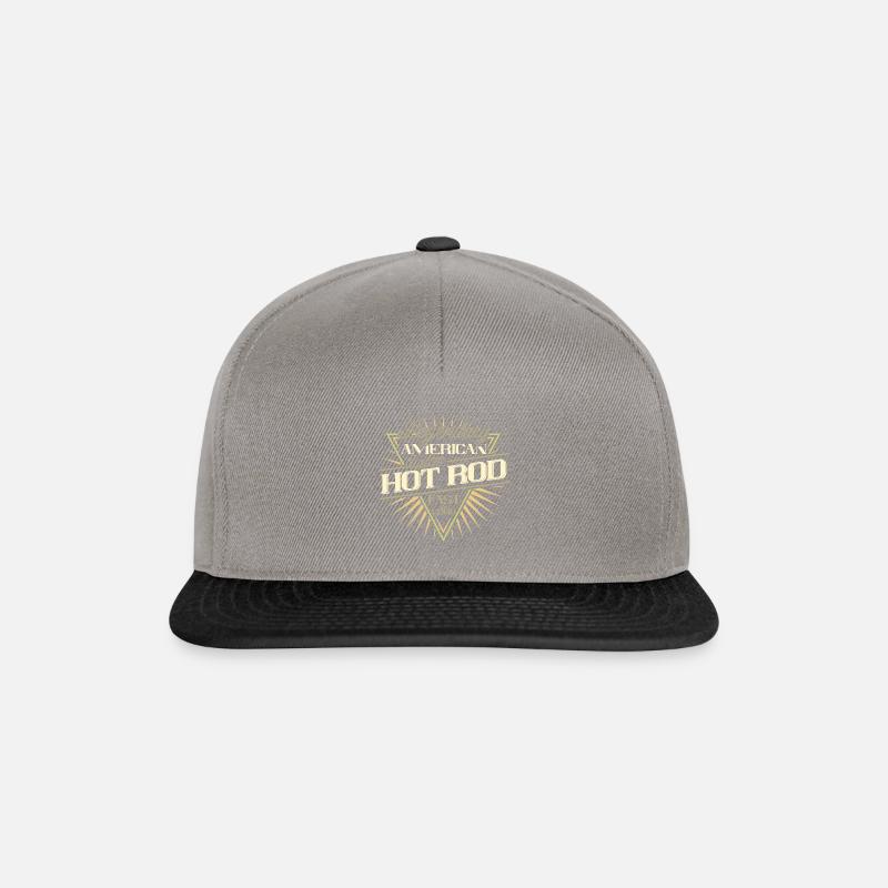 American Hot Rod - Snapback Cap - Graphit/Schwarz