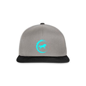 horses - Snapback Cap - graphite/black - Front