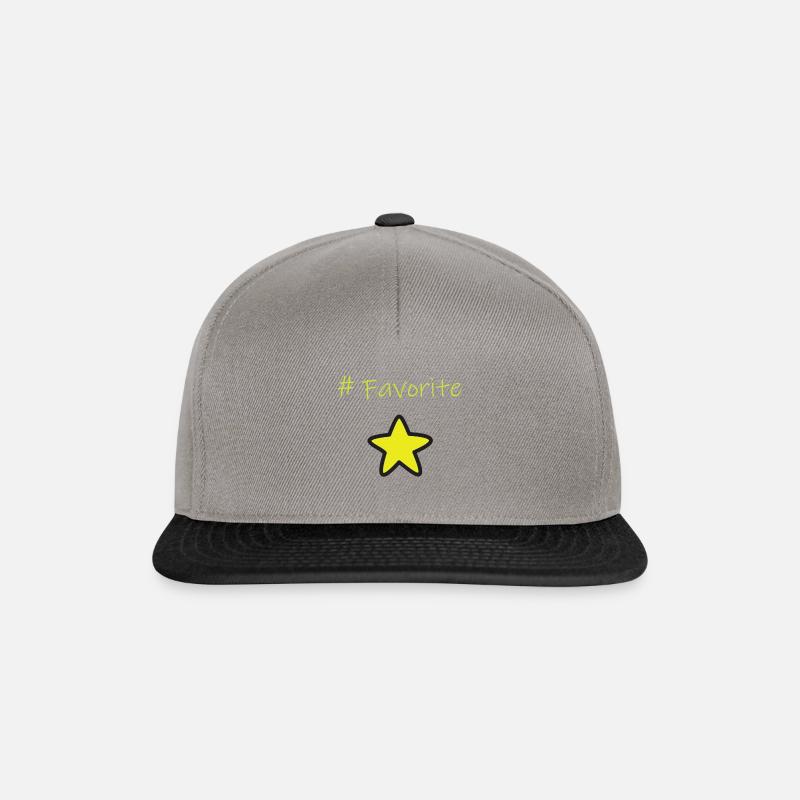 Favorite - Snapback Cap - Graphit/Schwarz