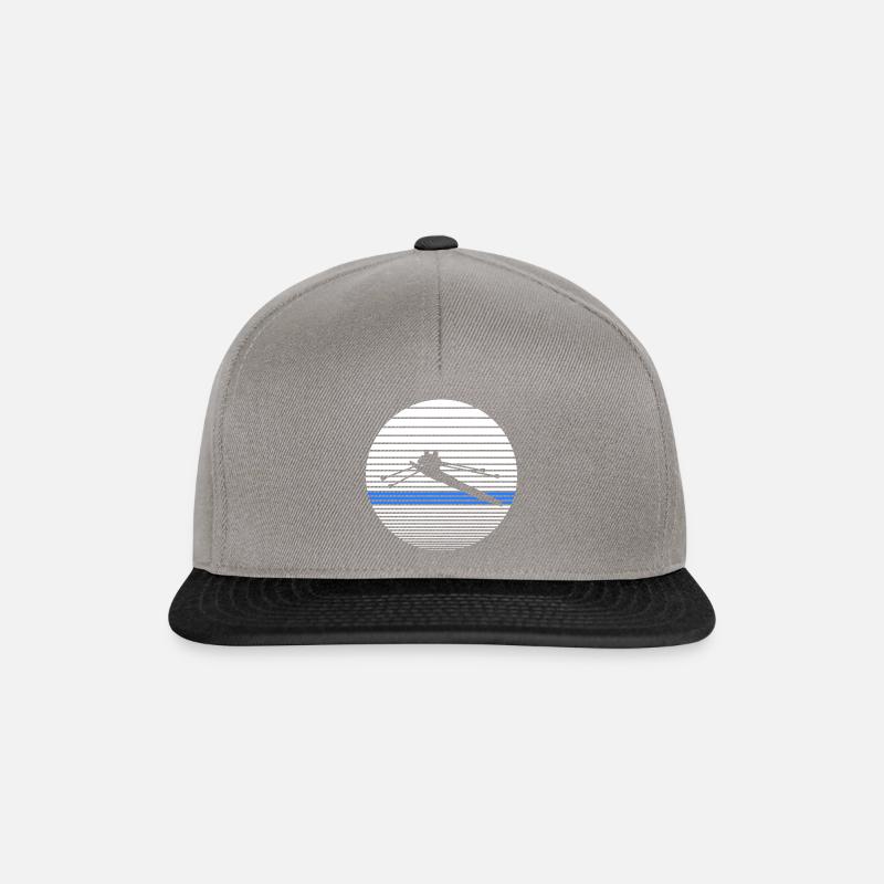 aviron - Casquette snapback - gris graphite/noir