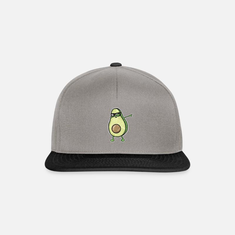 Avocado Dab Dabbing Dab Dance Tanz Sonnenbrille - Snapback Cap - Graphit/Schwarz