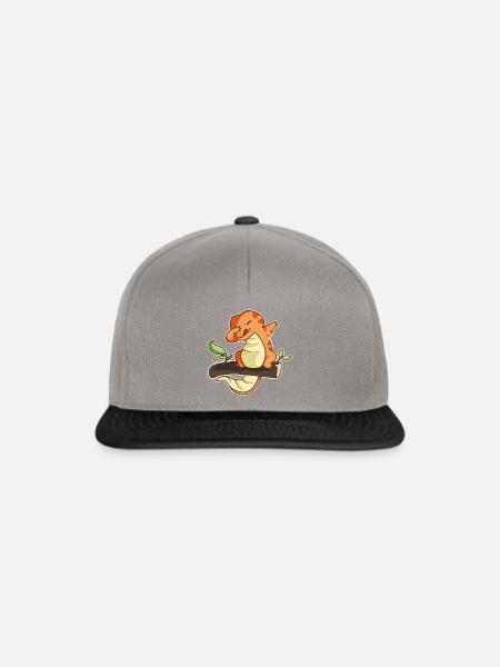 echse - Snapback Cap - Graphit/Schwarz