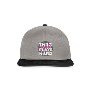 Mädchen darts dartscheibe - Snapback Cap - Graphit/Schwarz - Vorne
