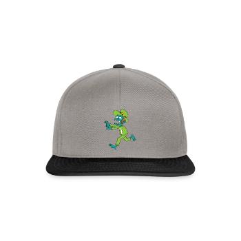 Zombie Kobold - Snapback Cap - Graphit/Schwarz - Vorne