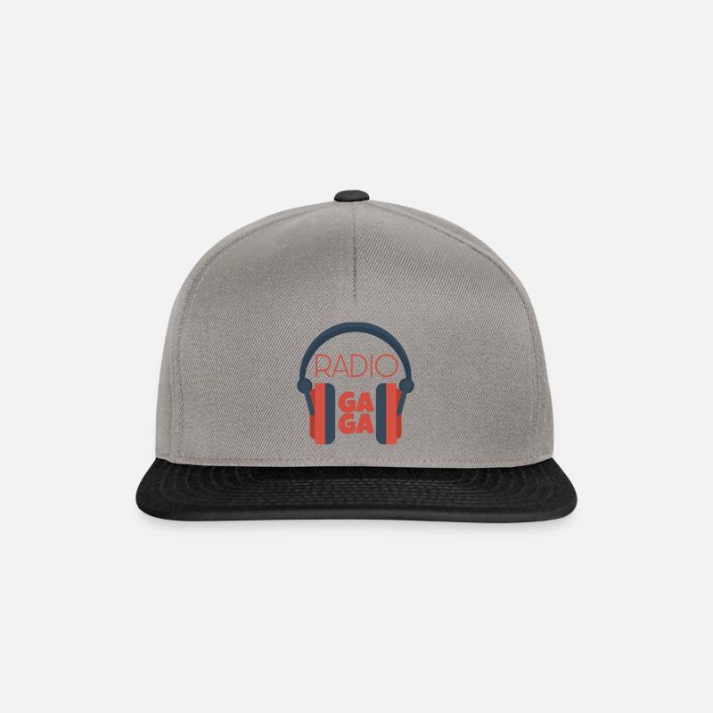Radio Gaga - Snapback Cap - graphite/black