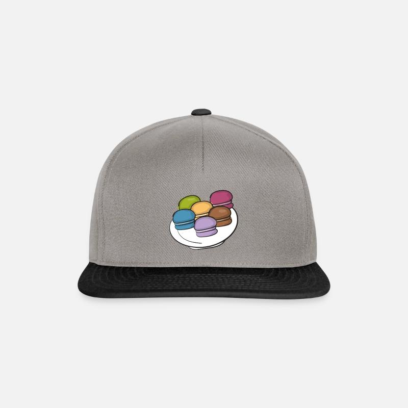 Macaron - Snapback Cap - Graphit/Schwarz