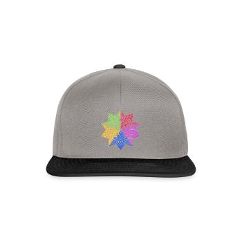 Mandala - Casquette snapback - gris graphite/noir - Devant