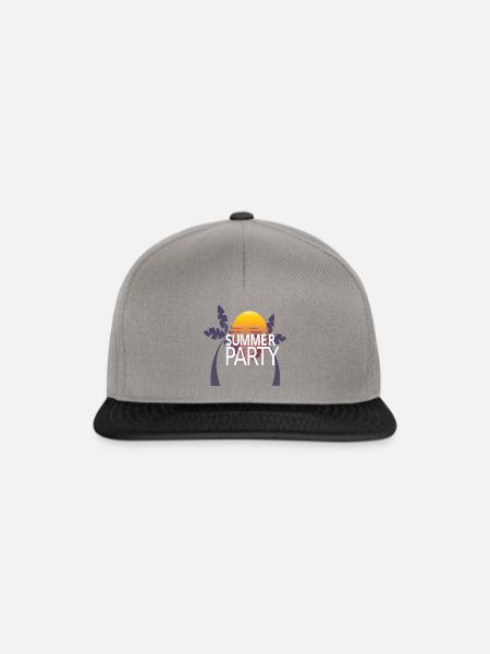 Summer Party - Snapback Cap - Graphit/Schwarz