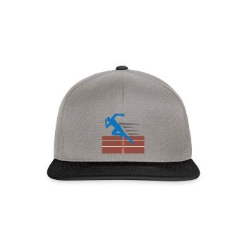 Running Man - Snapback Cap - Graphit/Schwarz - Vorne