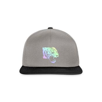 tigre - Casquette snapback - gris graphite/noir - Devant