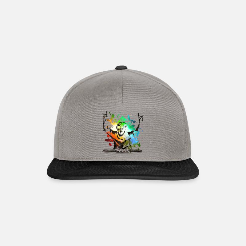 dj bunt - Snapback Cap - Graphit/Schwarz