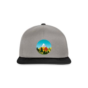 Automne - Casquette snapback - gris graphite/noir - Devant