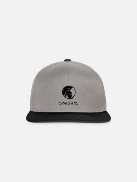 SPARTANS - Snapback Cap - Graphit/Schwarz