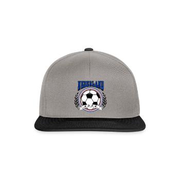 Tendance de style universitaire rétro de football des Pays-Bas - Casquette snapback - gris graphite/noir - Devant