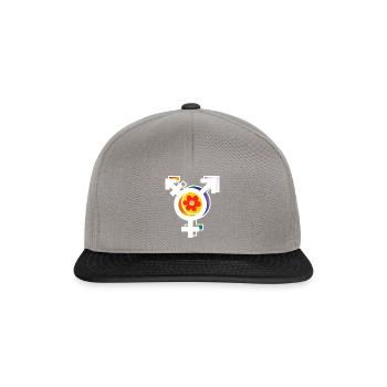 Transgender and LGBTQ+ - Snapback Cap - graphite/black - Front